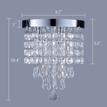 Load image into Gallery viewer, Crystal Chandelier with Hanging Center Ball Fixture Lighting
