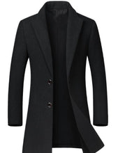 Load image into Gallery viewer, Mens Classic Dual Button Mid Length Coat

