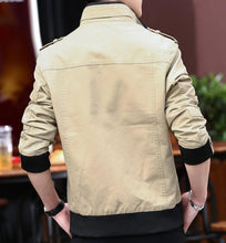 Load image into Gallery viewer, Mens Military Style Casual Jacket with Zipper Design
