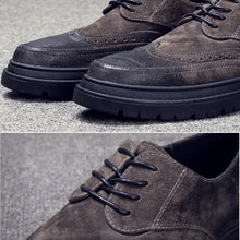 Load image into Gallery viewer, Men&#39;s Lace Up Suede Shoes
