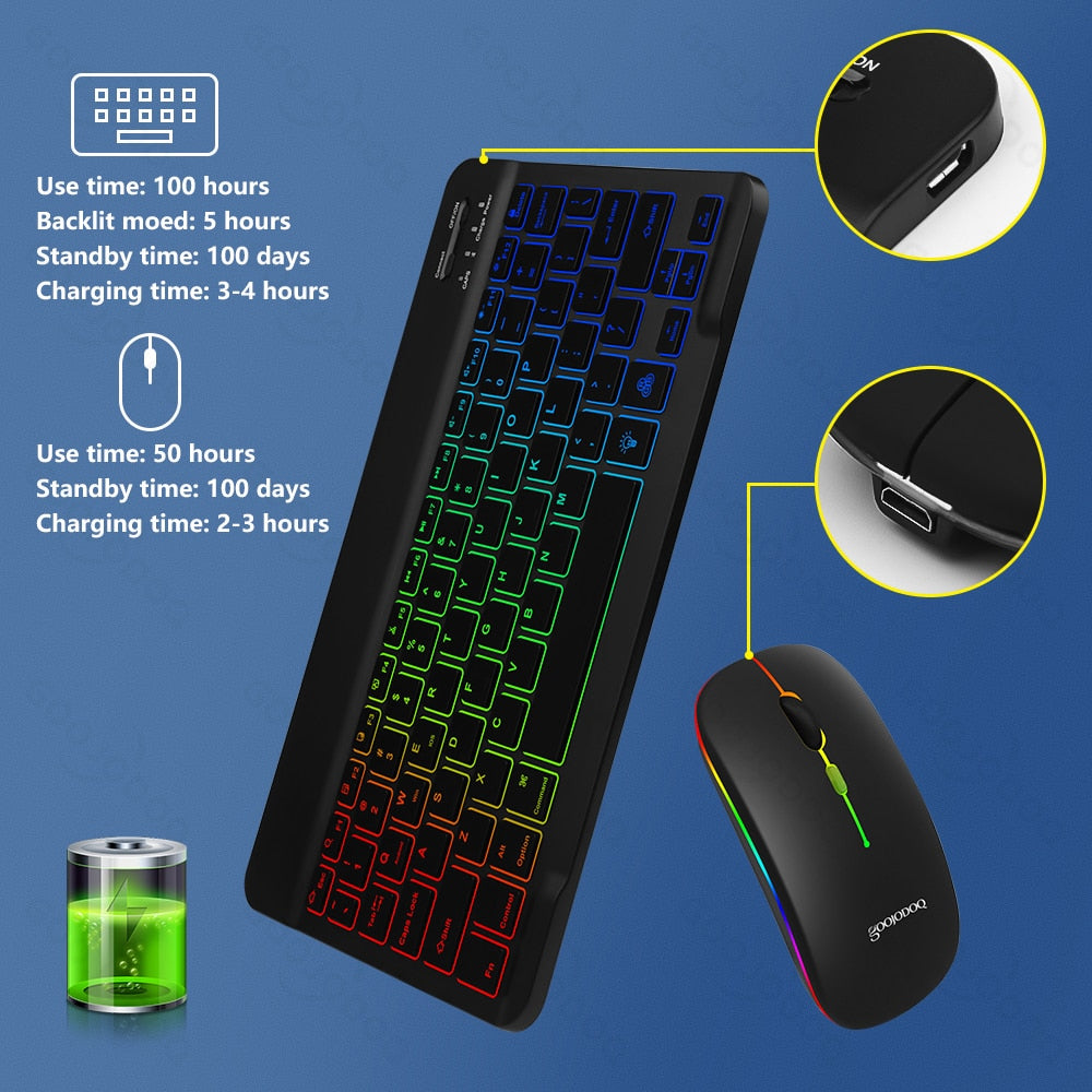 Neon Retro 3 PCS Pack: RGB Gaming Gear & Vintage Vibes