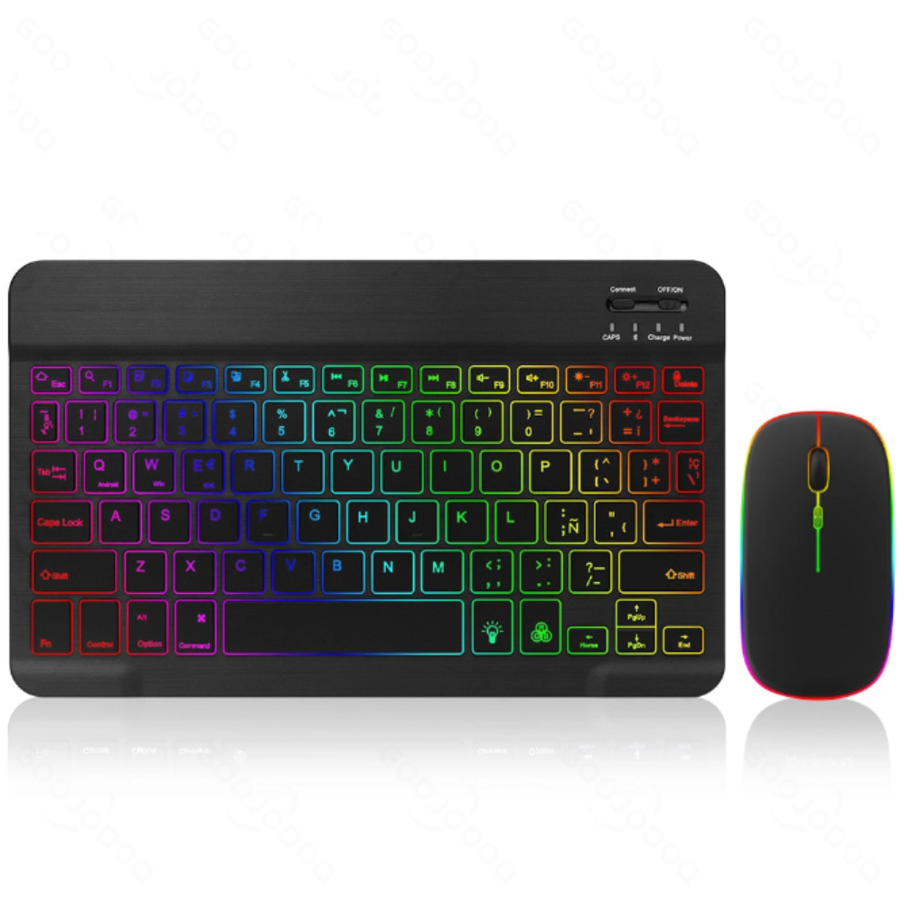 Neon Retro 3 PCS Pack: RGB Gaming Gear & Vintage Vibes