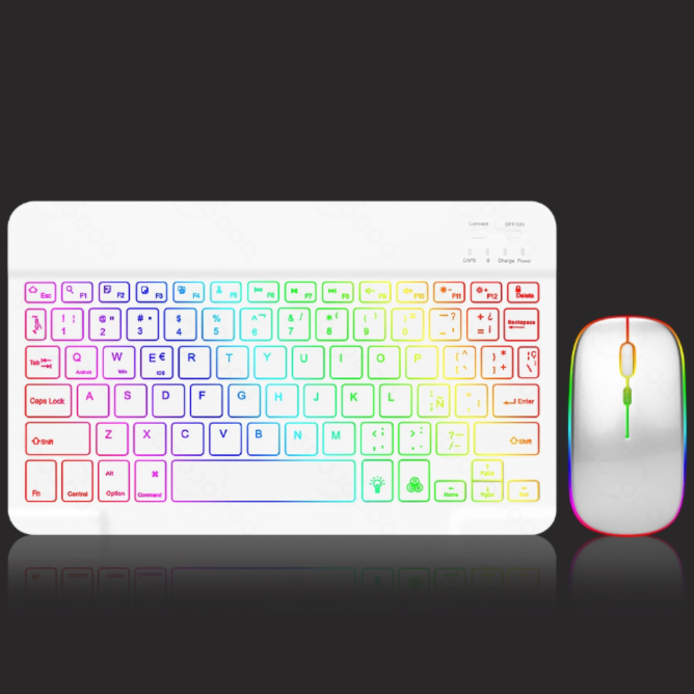 Neon Retro 3 PCS Pack: RGB Gaming Gear & Vintage Vibes