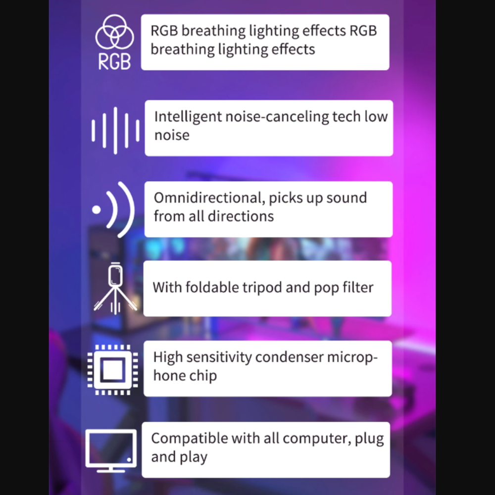 Content Creator Podcast Livestream 3 PCS Set