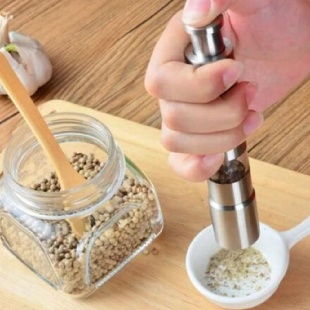 Premium Stainless Steel Salt and Pepper Spice Grinder