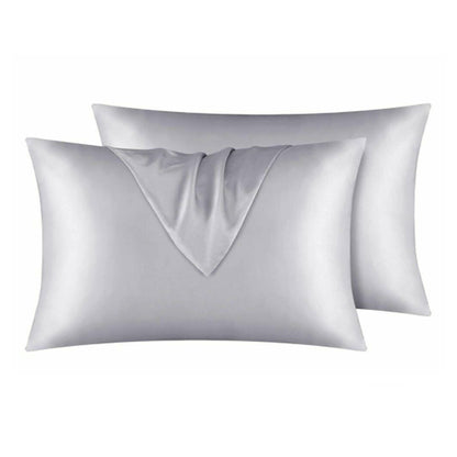 Satin Silk Anti-Aging Pillowcase for Skin & Hair - 2 Pcs