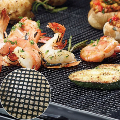 BBQ Non-Stick Reusable Grill Mesh 4 PCS set