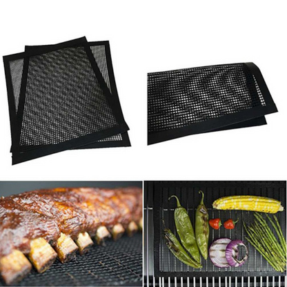 BBQ Non-Stick Reusable Grill Mesh 4 PCS set