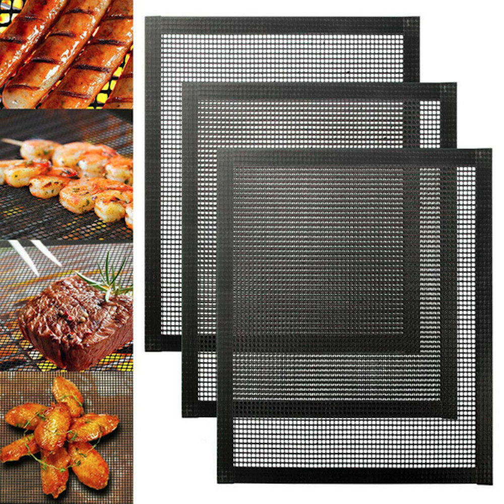 BBQ Non-Stick Reusable Grill Mesh 4 PCS set