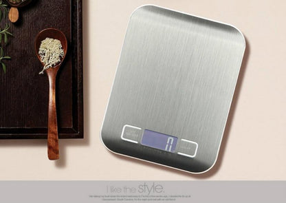 Electronics Kitchen Scale Stainless Steel