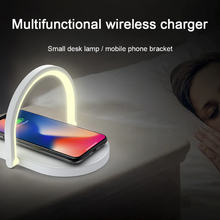 Load image into Gallery viewer, Multi Function Wireless Phone Charger With Adjustable LED Light
