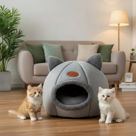 Cozy 2-In-1 Pet House Bed