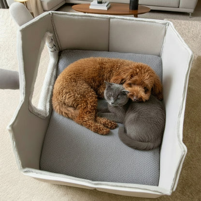 Removable Roof Plush Pet House