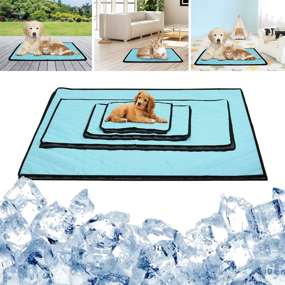 Pet Cooling Foldable Pad Bed for Cat & Dog - 4 Sizes