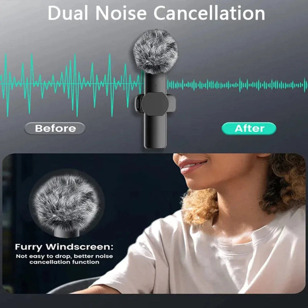 Noise Reduction Microphone for Mobile Phone 2 Mics Set