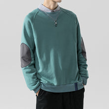 Load image into Gallery viewer, Mens Sweatshirt with Contrasting Elbow Patch

