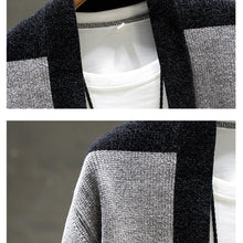 Load image into Gallery viewer, Mens Horizontal Block Open Front Cardigan
