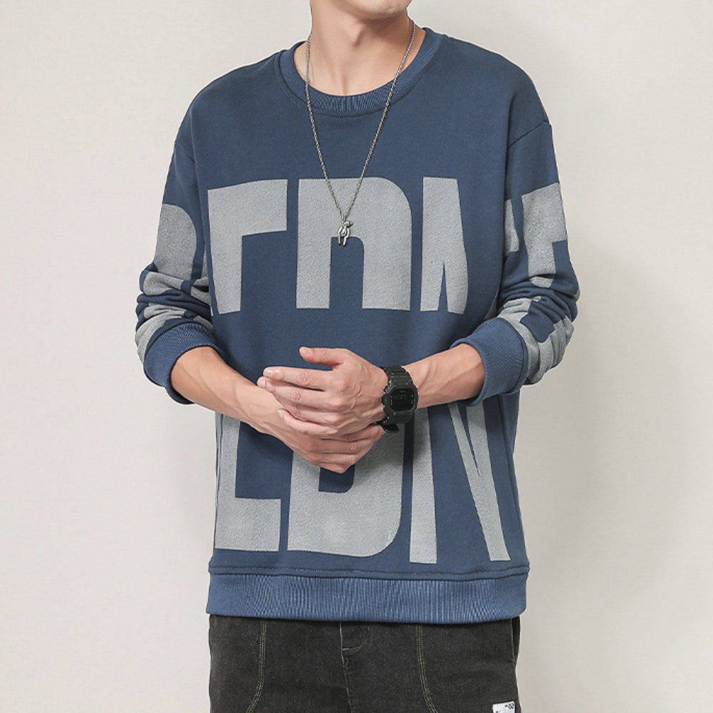 Mens Stylish Logo Sweatshirt in 3 Colors