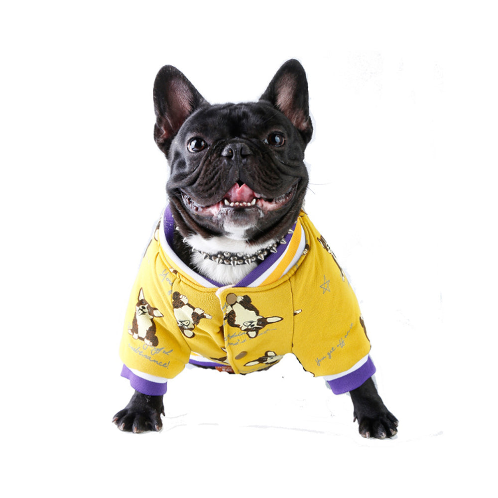 Pet Puppy & Dog Bomber Jacket with Fleece Lining
