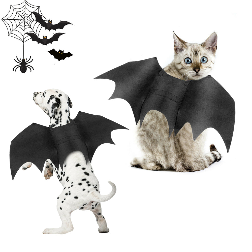 Halloween Pet Bat Wings Costume Cat and Dogs