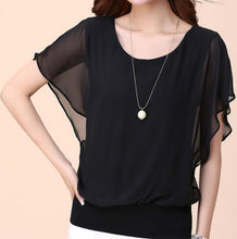 Load image into Gallery viewer, Womens Summer Chiffon Batwing Top
