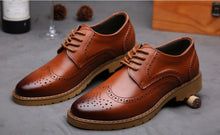 Load image into Gallery viewer, Mens Lace Up Business Casual Oxford Shoes
