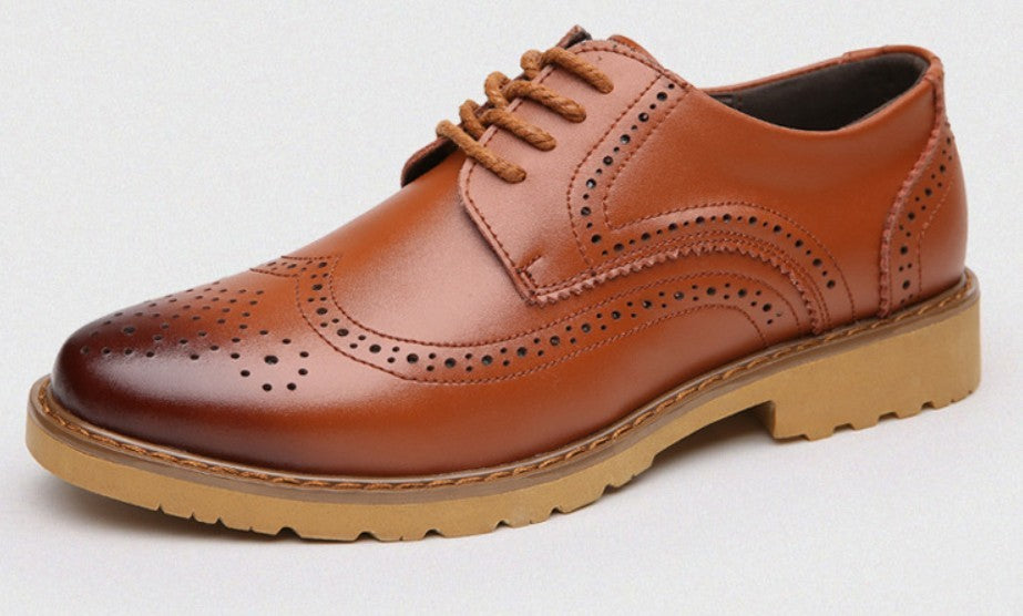Mens Lace Up Business Casual Oxford Shoes