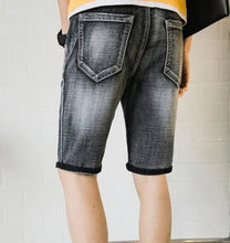 Load image into Gallery viewer, Mens Casual Knee Length Denim Shorts
