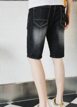 Load image into Gallery viewer, Mens Casual Knee Length Denim Shorts
