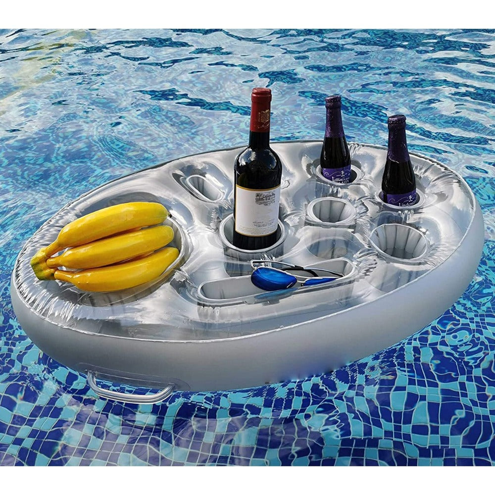 Swimming Pool Inflatables Food And Drink Floating Tables