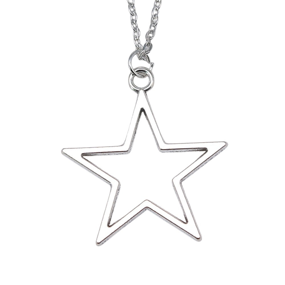Open Star Pendant Necklace