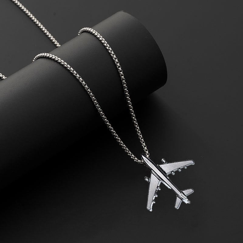 Unisex Airplane Necklace