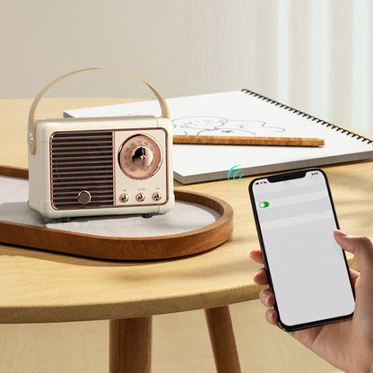 Bluetooth Compact Retro Speakers with Radio