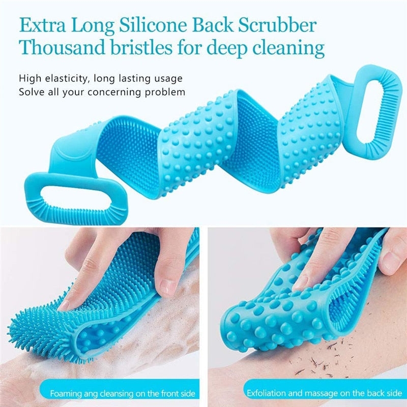 Body Exfoliating Silicone Scrub Belt