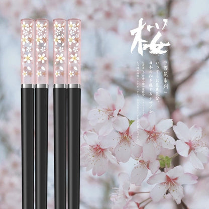 Japanese theme Sakura Chopstick Gift Pack (4 sets)