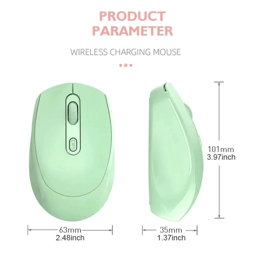 Vibrant 1600DPI Dual-Mode Wireless Mouse