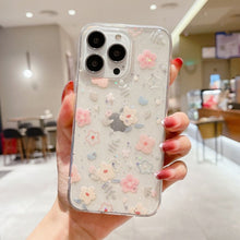 Load image into Gallery viewer, Cherry Blossom Sparkly Clear Case
