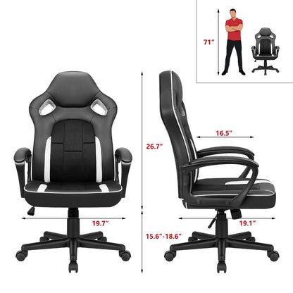 Dragon Vegan Leather Racing Gaming Computer Chair