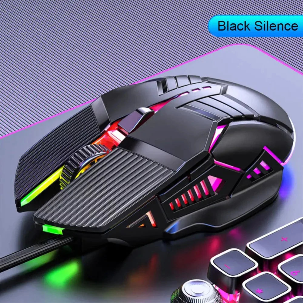 Dragon 3200 DPI Wired Silence Gaming Mouse