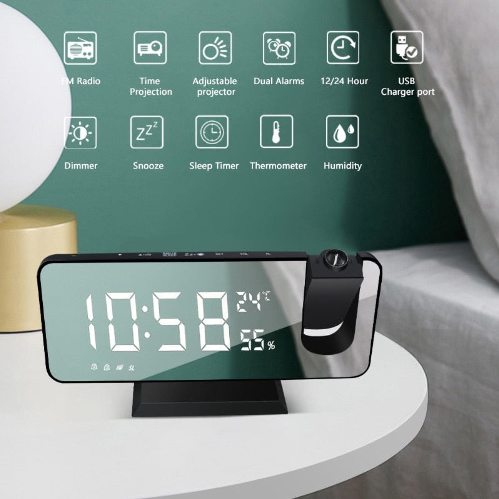 Digital Alarm Clock with FM radio