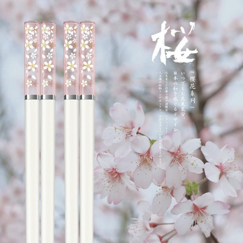 Japanese theme Sakura Chopstick Gift Pack (4 sets)