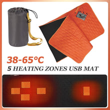 Load image into Gallery viewer, Portable USB Camping Outdoor Heated Sleeping Mat
