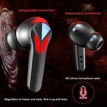 Load image into Gallery viewer, Dragon Red Flame Bluetooth Earbuds

