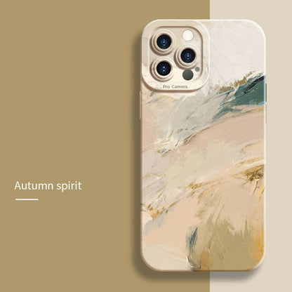Watercolor Painting Style Phone Case For iPhone