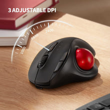 Load image into Gallery viewer, Dragon 2.4Ghz with Bluetooth Trackball Mouse

