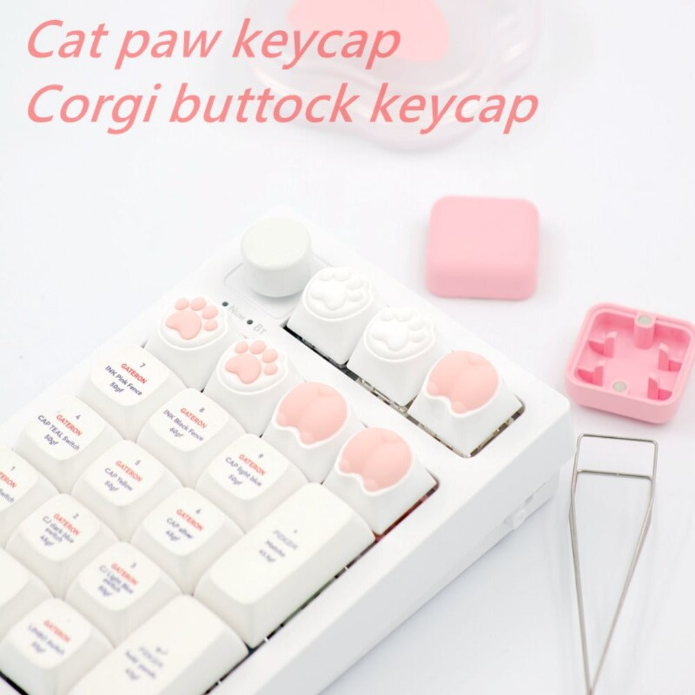 Cat Paw Keycaps 4 Piece Set
