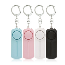 Load image into Gallery viewer, Personal Alarm Keychain with LED Light
