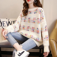 Load image into Gallery viewer, Womens Rainbow Chunky Knit Sweater

