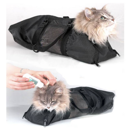 Heavy Duty Adjustable Cat Grooming Restraint Bag