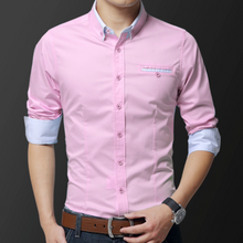 Load image into Gallery viewer, Mens Button Down Shirt with Dual Collar Look
